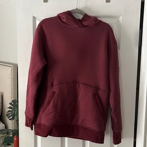 Athleta Reversible Sherpa Hoodie Sweatshirt - Size Small